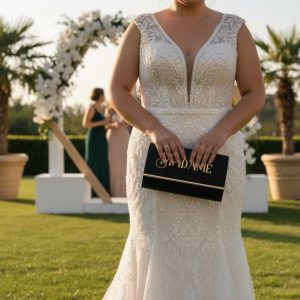 pochette pailletée romy personnalisable