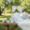 Baskets de Mariée Personnalisées Eva – Dentelle Élégante & Confort