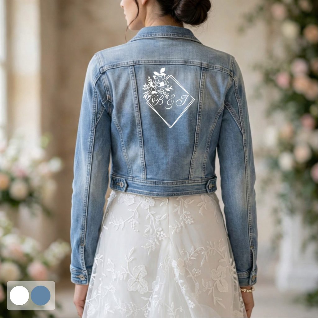 louise veste en jean personnalisable