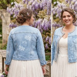 isis veste en jean personnalisable