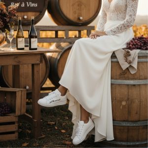 charlie mariée just married noir & paillettes