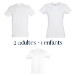 Pack Essentiels T-shirts Famille 1 enfant