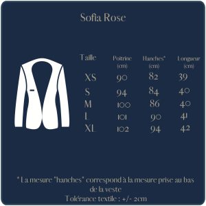 sofia veste en jean personnalisable