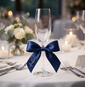 Ruban en Satin Personnalisé pour Mariage – Marque-Place & Décoration Sur-Mesure